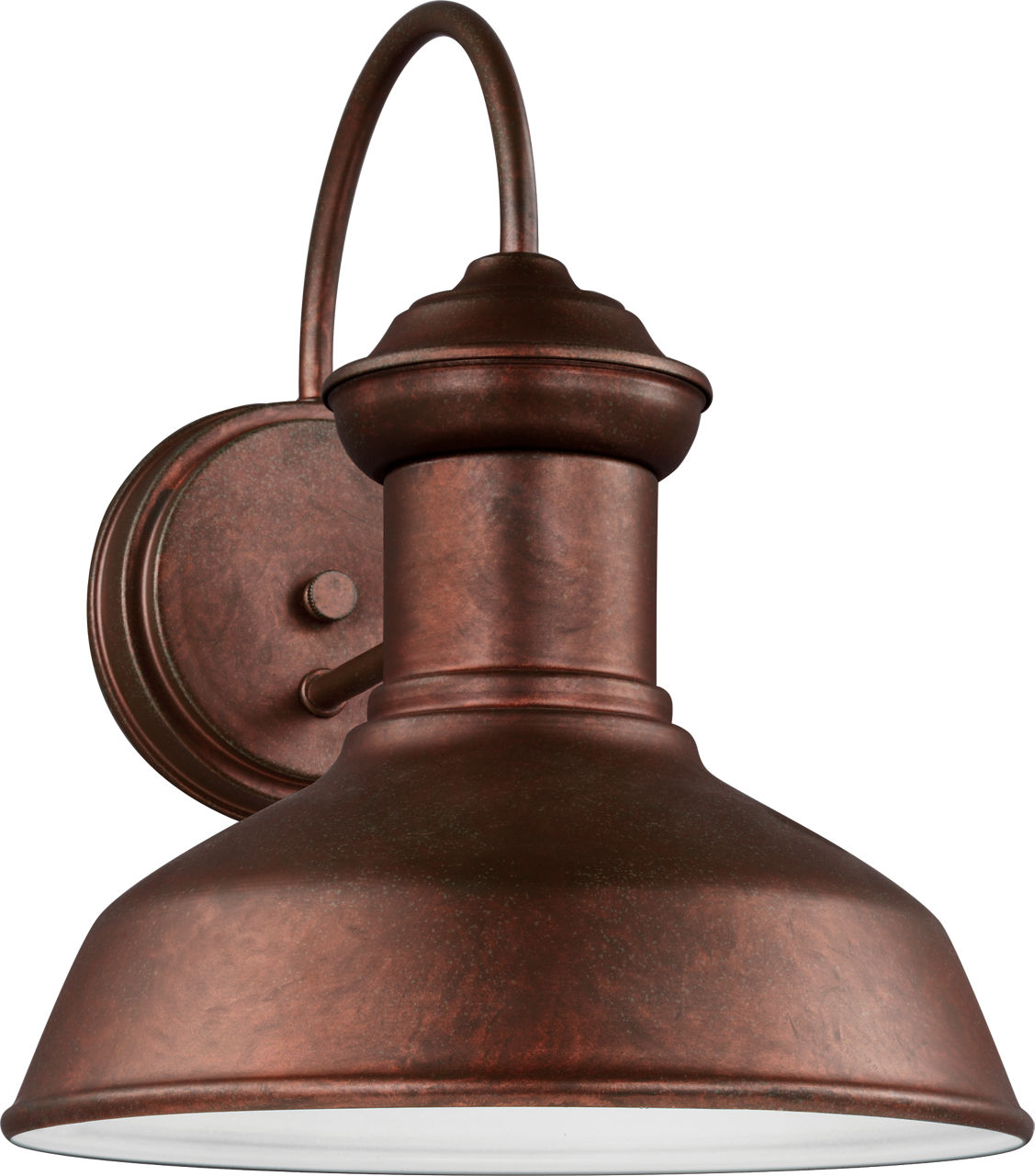 Fredricksburg Small One Light Outdoor Wall Lantern Weathered Copper