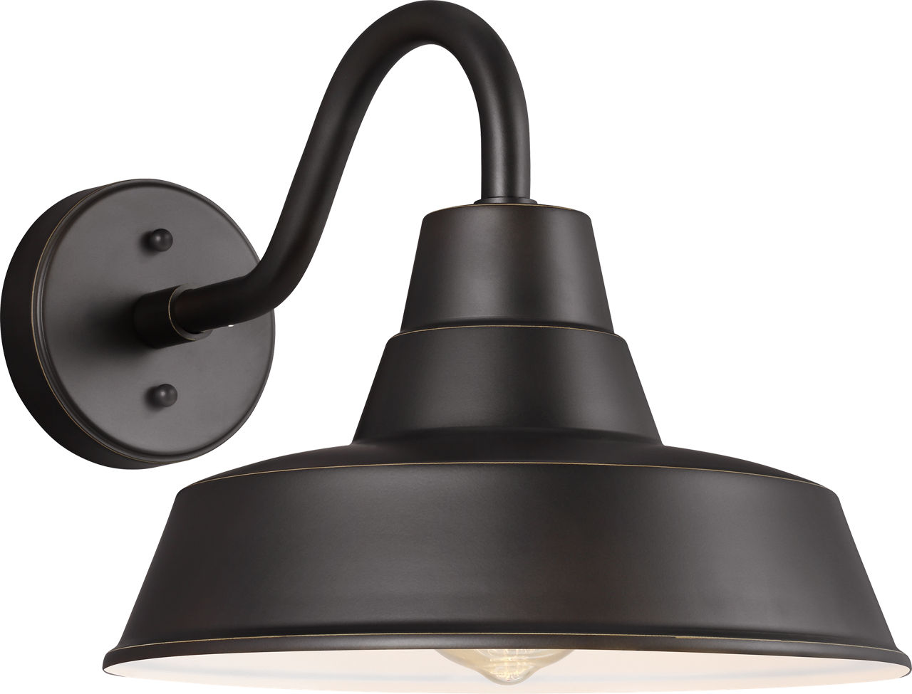 Barn Light Medium One Light Outdoor Wall Lantern Antique Bronze