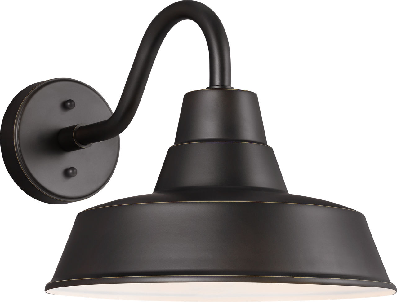 Barn Light Medium One Light Outdoor Turtle Friendly Wall Lantern Antique Bronze Bulbs Inc