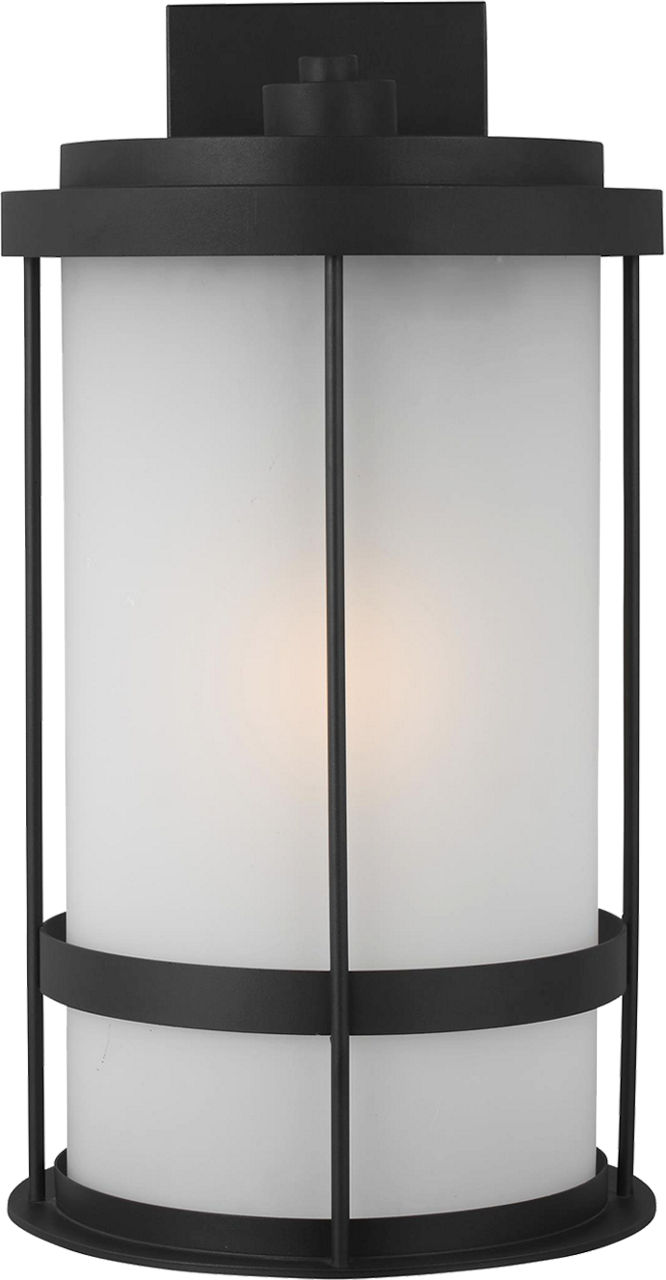 Wilburn XL Wall Lantern in Black Bulb(s) Not Included