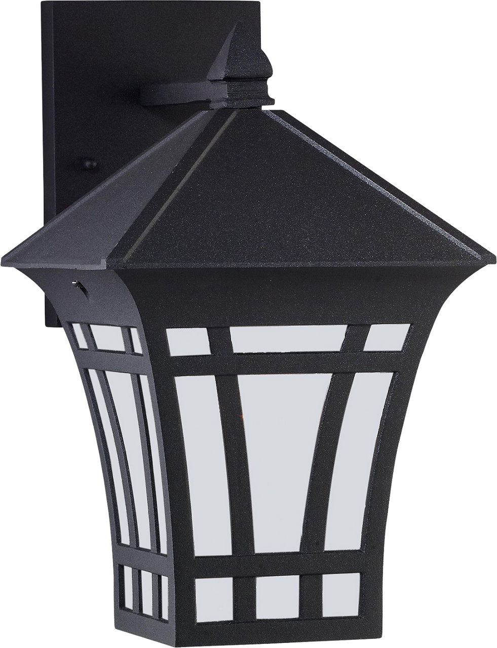 Herrington One Light Outdoor Wall Lantern Black Bulbs Inc