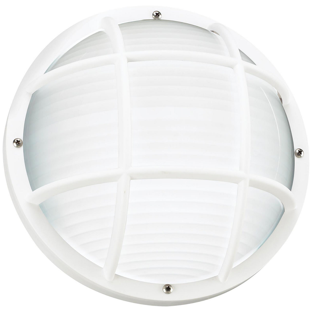 Bayside One Light Outdoor Wall / Ceiling Mount White Bulbs Inc