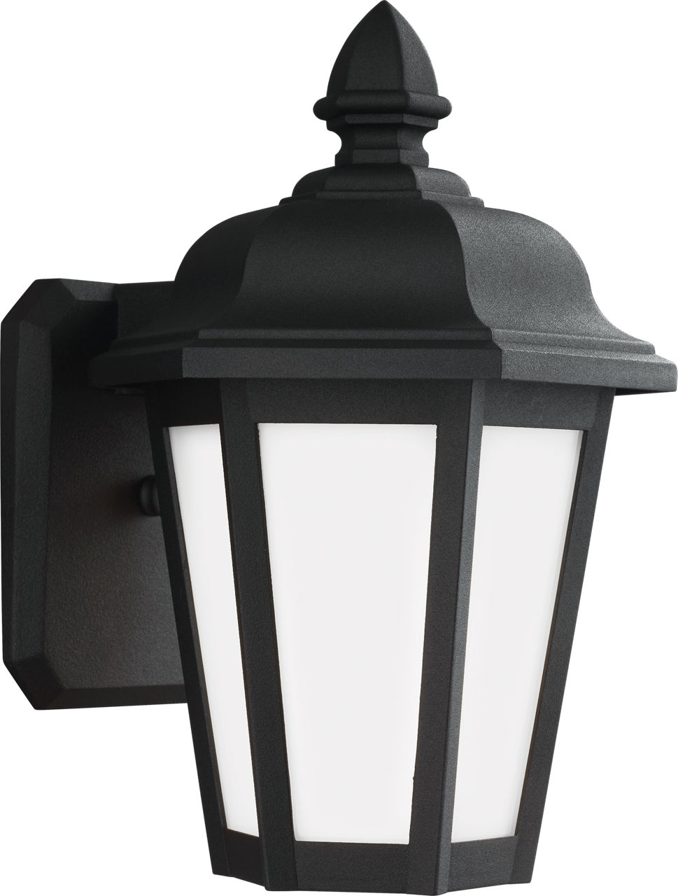 Brentwood Small One Light Outdoor Wall Lantern Black Bulbs Inc
