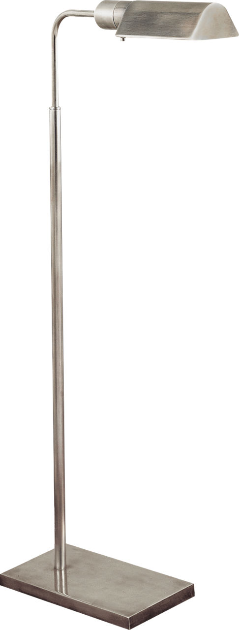 Studio Adjustable Floor Lamp in Antique Nickel