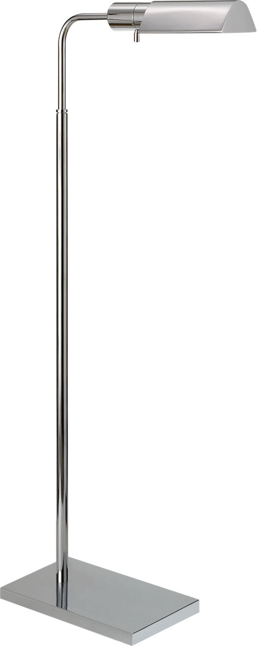 Studio Adjustable Floor Lamp in Polished Nickel
