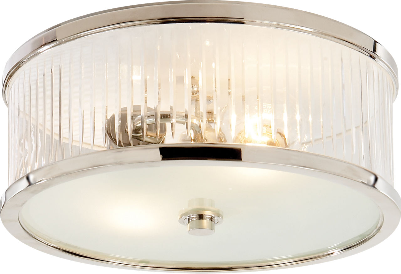Randolph Large Flush Mount in Polished Nickel