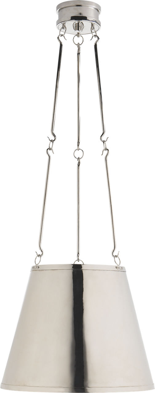 Lily Hanging Shade in Polished Nickel