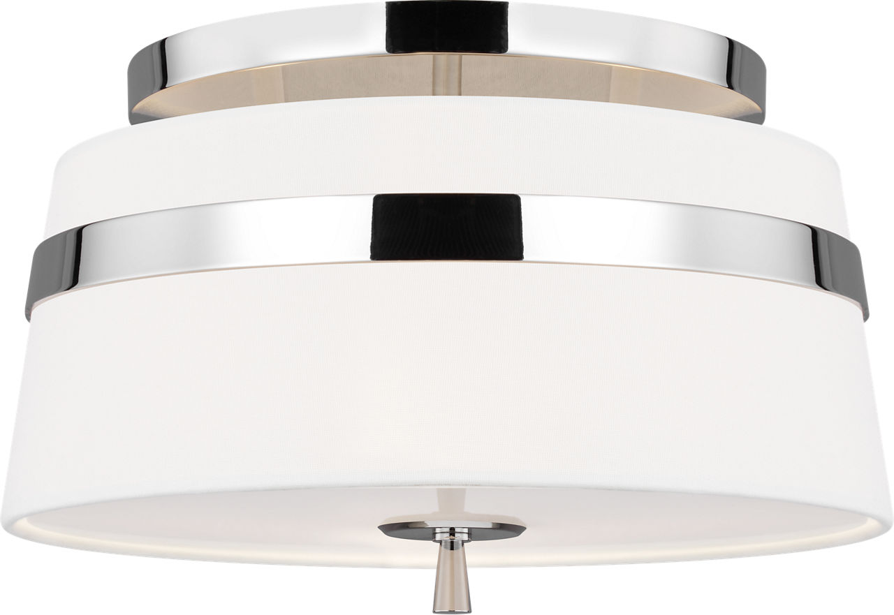 Cordtlandt Small Semi-Flush Mount Polished Nickel