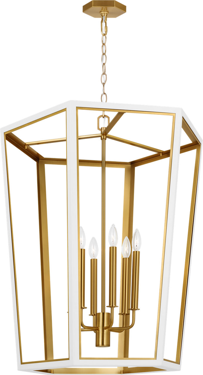 Curt Large Lantern Matte White