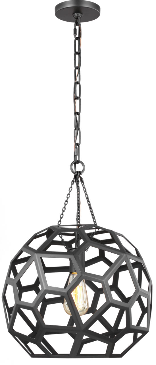 Feccetta Medium Pendant Midnight Black