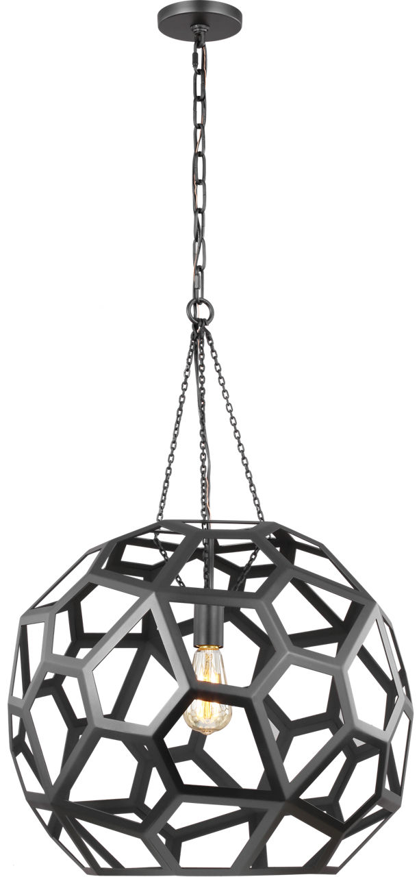 Feccetta Large Pendant Midnight Black