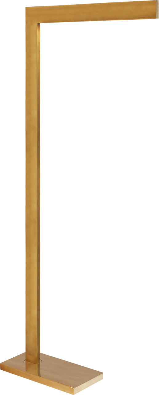 Lecce Pharmacy Floor Lamp in Hand-Rubbed Antique Brass