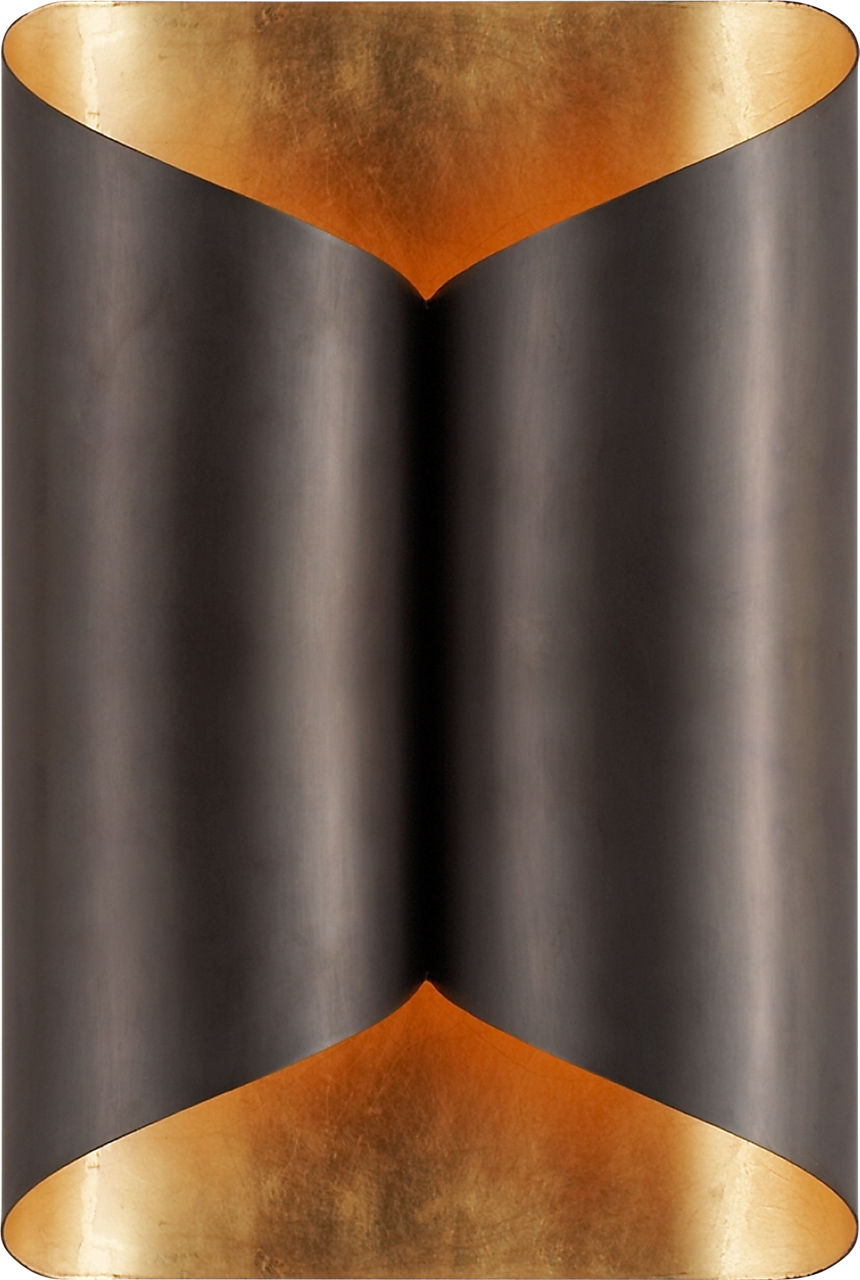 Selfoss Sconce in Bronze and Gild Interior