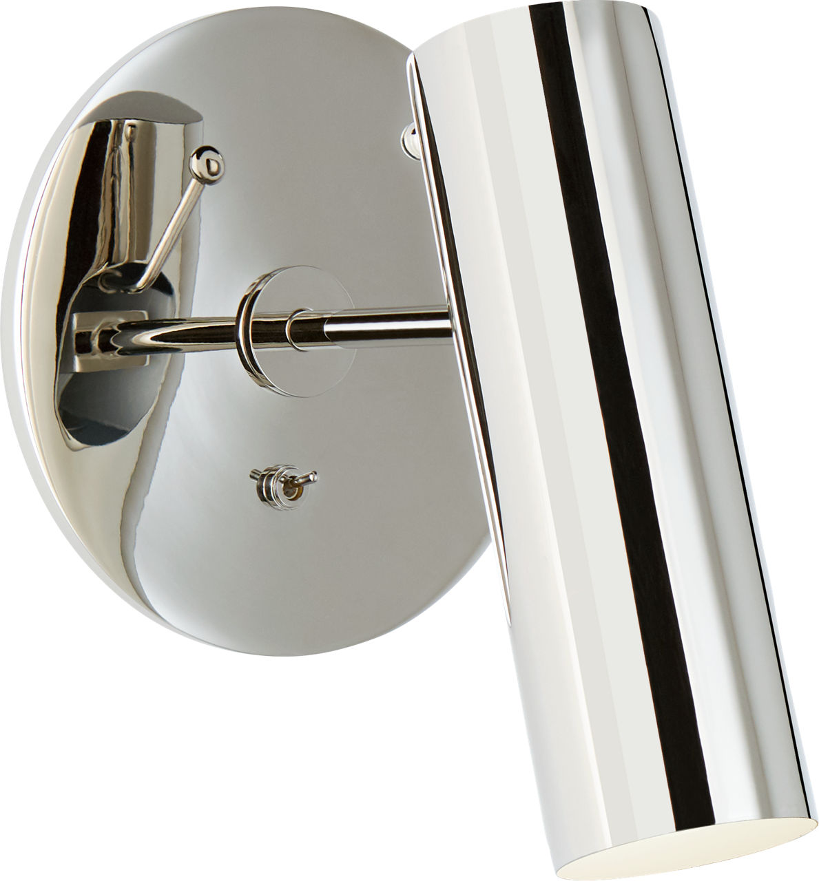 Lancelot Pivoting Light in Polished Nickel