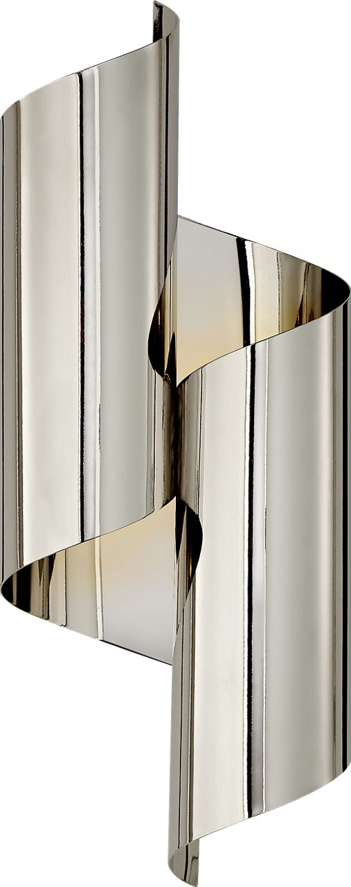 Iva Medium Wrapped Sconce in Polished Nickel