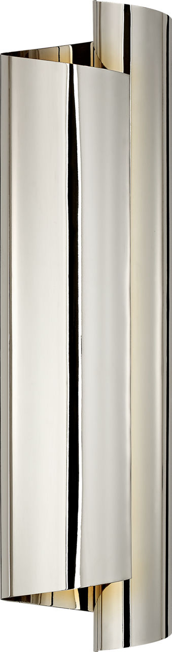 Iva Large Wrapped Sconce in Polished Nickel