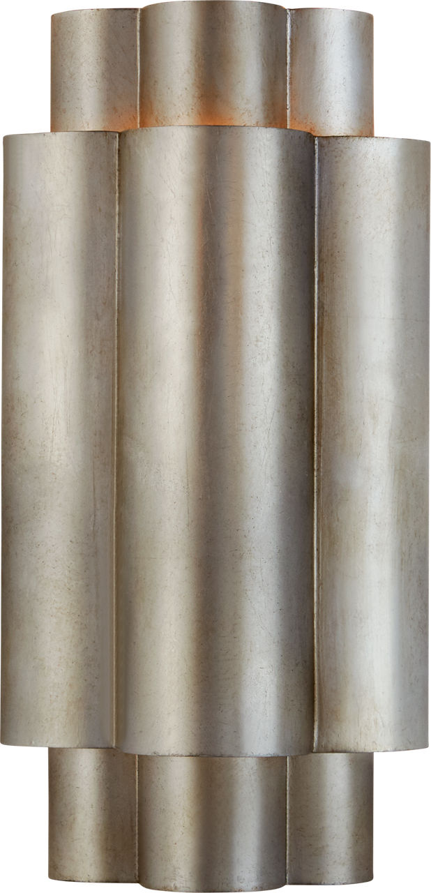 Arabelle Small Sconce in Burnished Silver Leaf