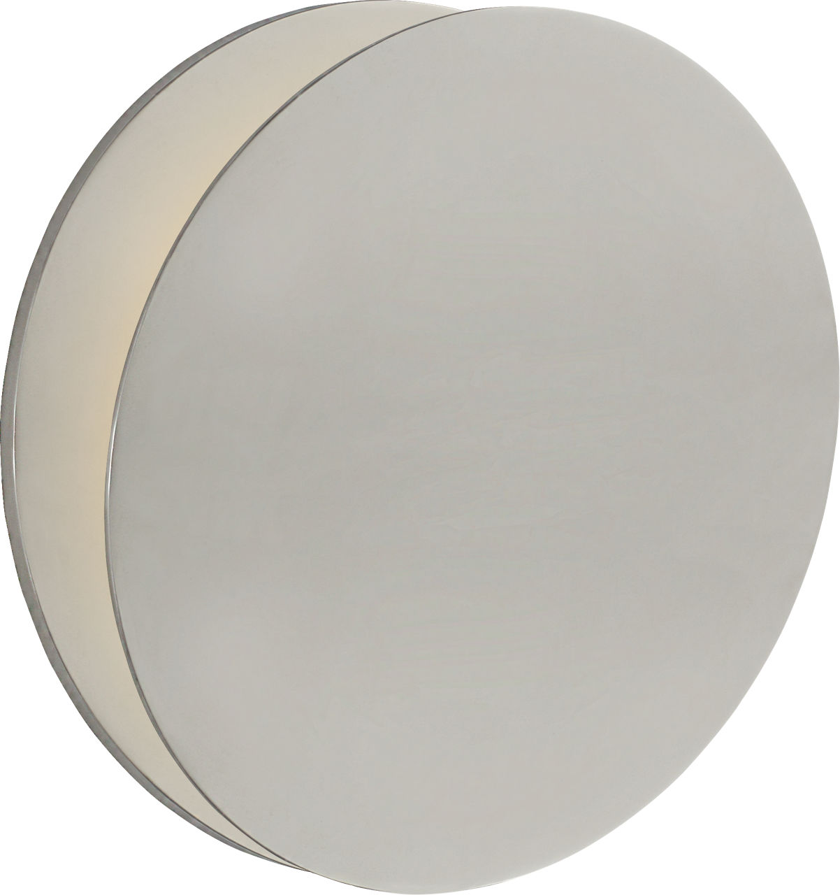 Gabriela Round Wall Washer in Polished Nickel