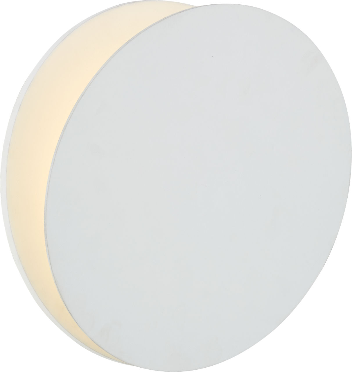 Gabriela Round Wall Washer in Matte White