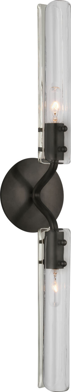 Casoria 23" Linear Sconce in Bronze with Clear Glass