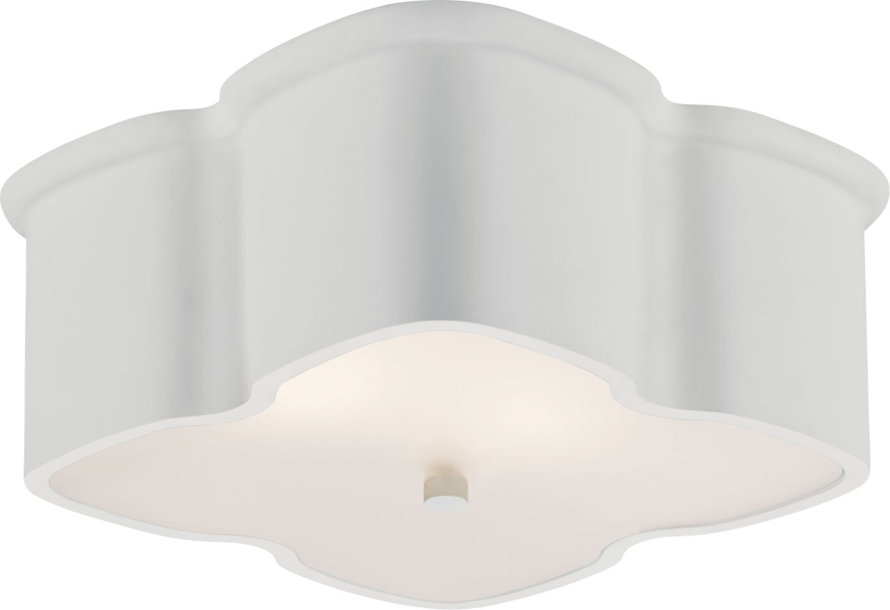 Bolsena Clover Flush Mount in White
