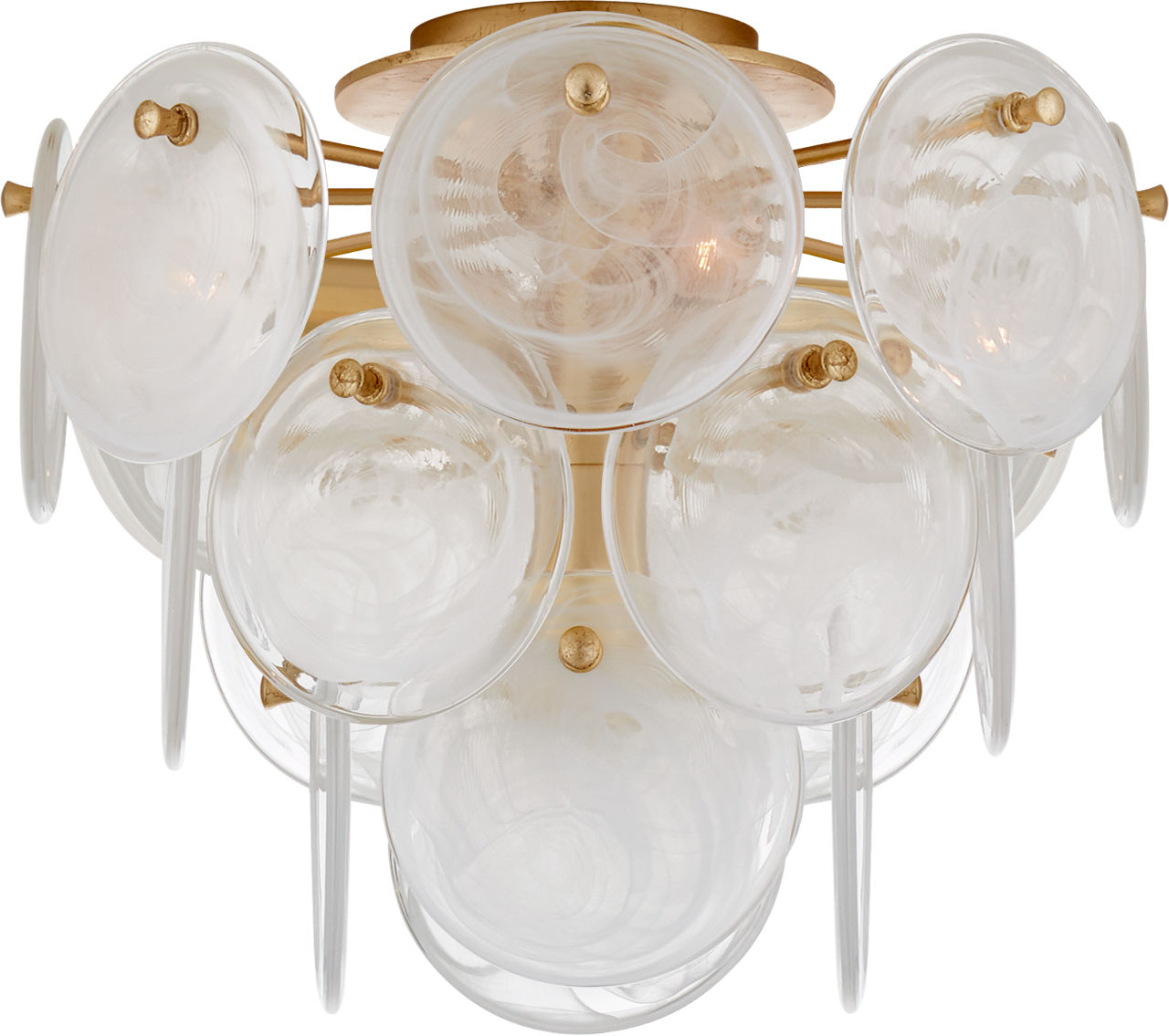 Loire Large Tiered Flush Mount