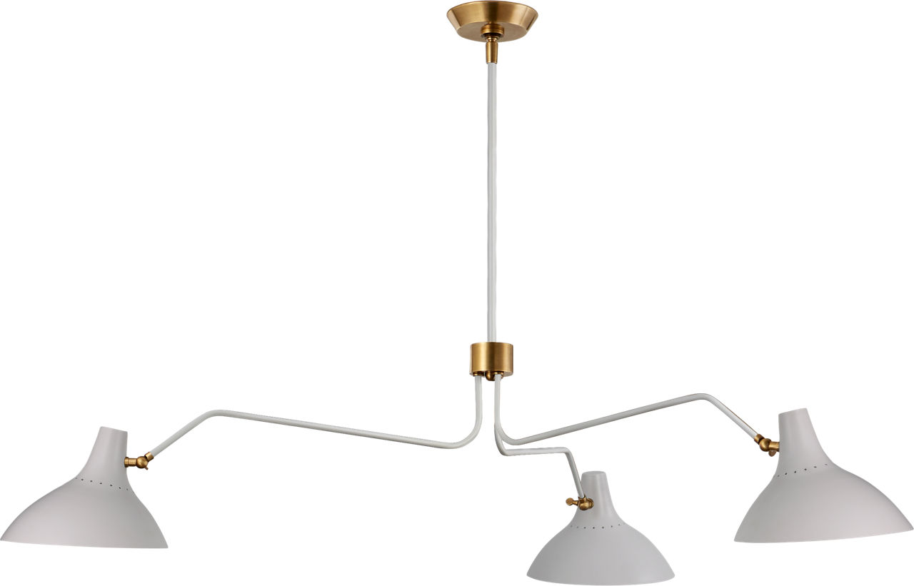 Charlton Large Triple Arm Chandelier