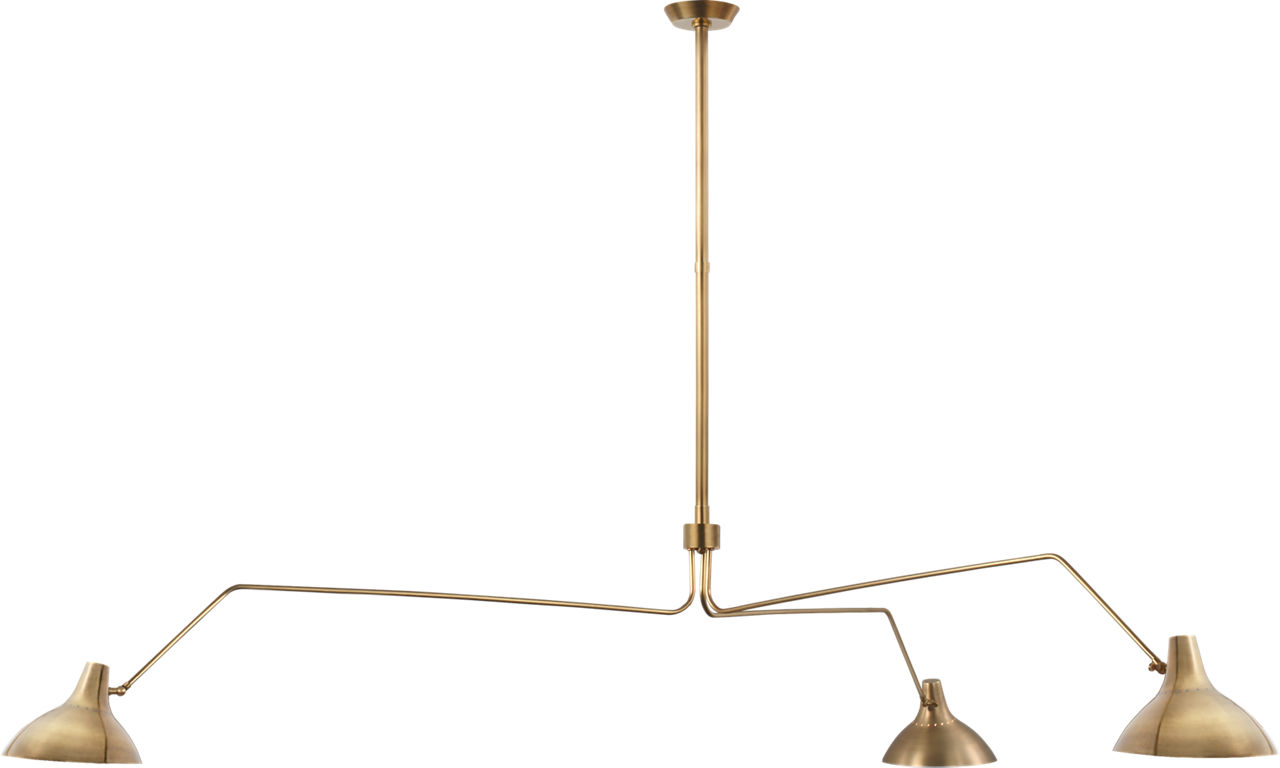 Charlton Grande Triple Arm Chandelier