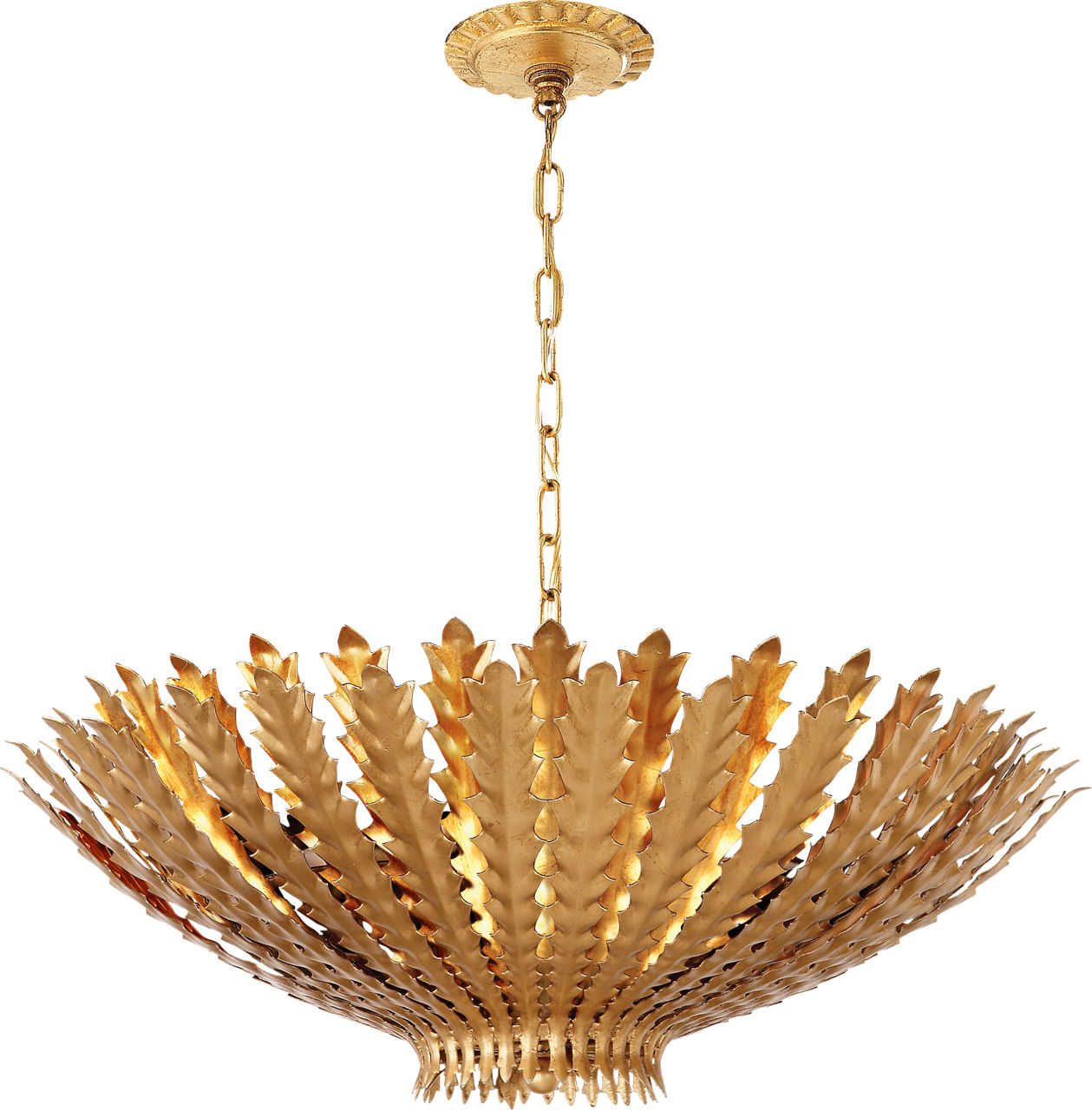 Hampton Medium Chandelier in Gild