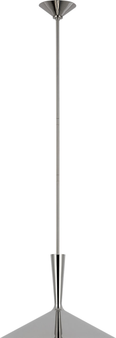 Rosetta Large Pendant in Polished Nickel