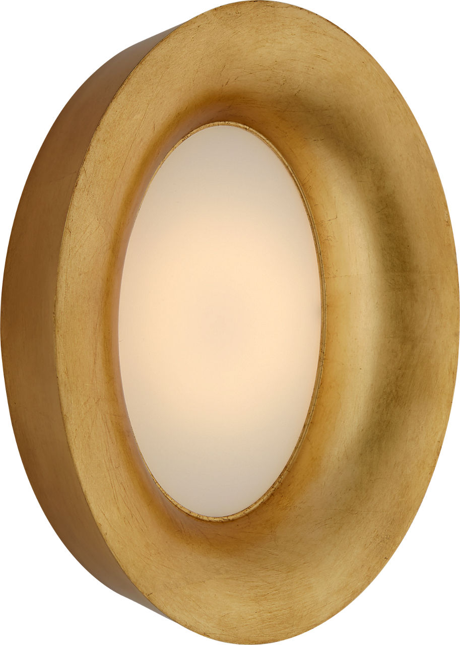 Halo Medium Oval Sconce in Gild