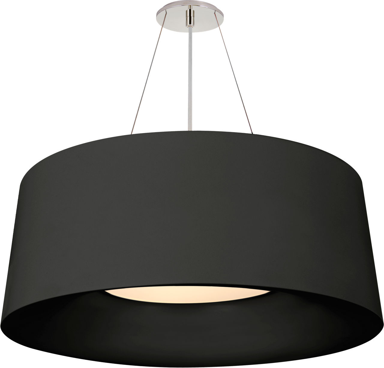 Halo Medium Hanging Shade in Matte Black