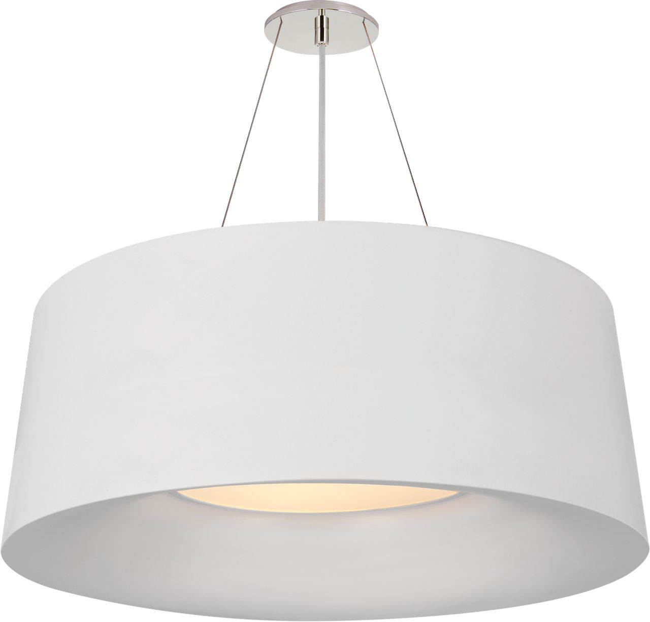 Halo Medium Hanging Shade in Matte White