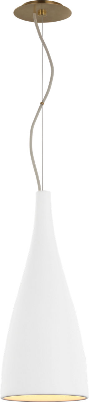 Nimbus Medium Pendant in Matte White