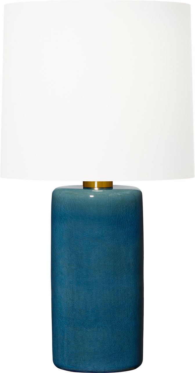 Shanghai Table Lamp Deep Ocean Crackle Bulbs Inc
