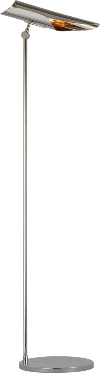 Flore Floor Lamp in Polished Nickel