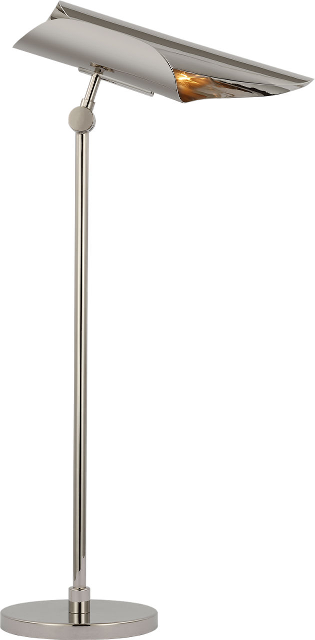 Flore Desk Lamp in Polished Nickel
