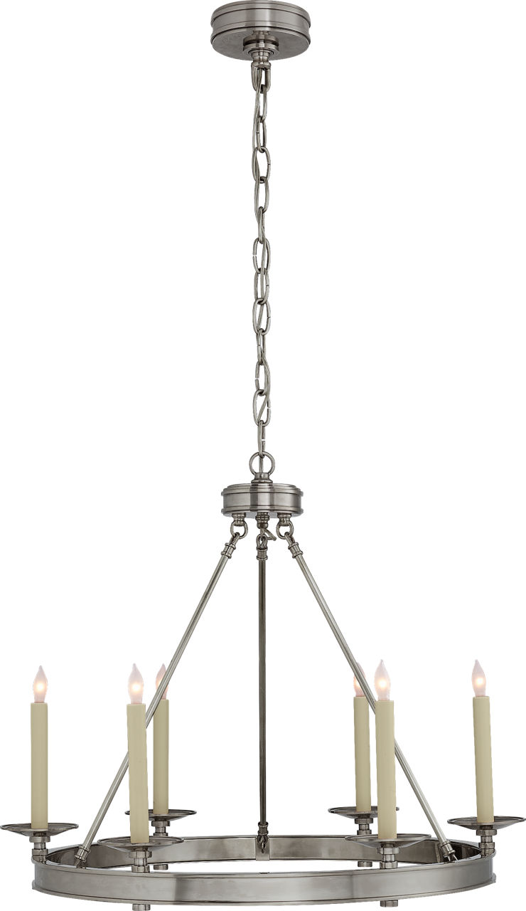 Launceton Small Ring Chandelier in Antique Nickel