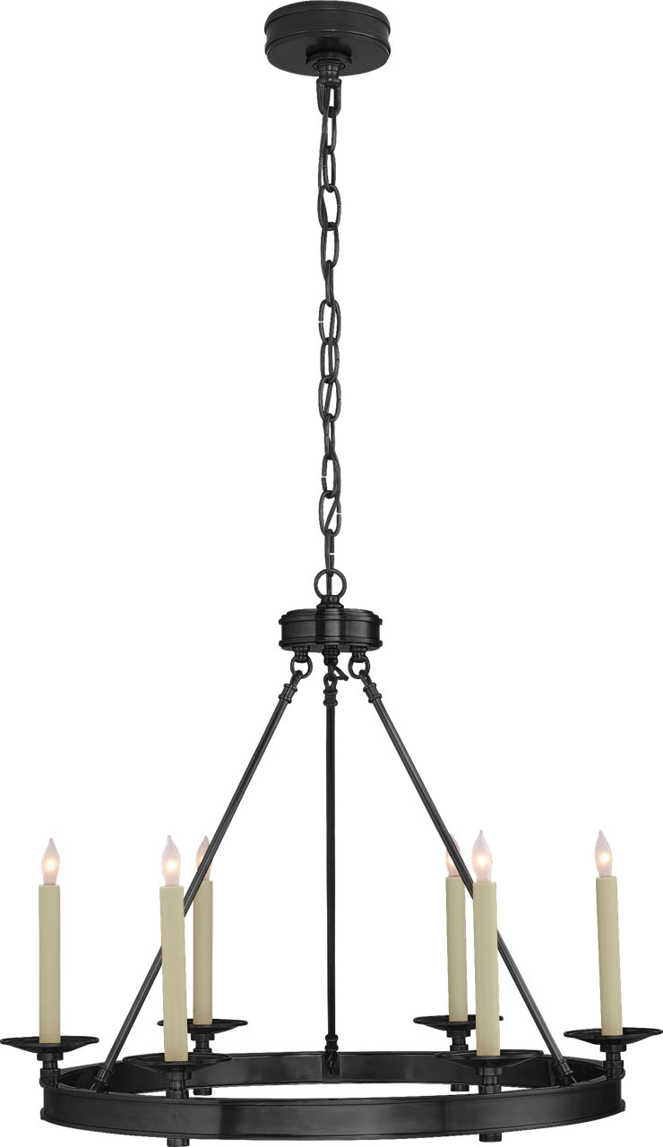 Launceton Small Ring Chandelier in Bronze