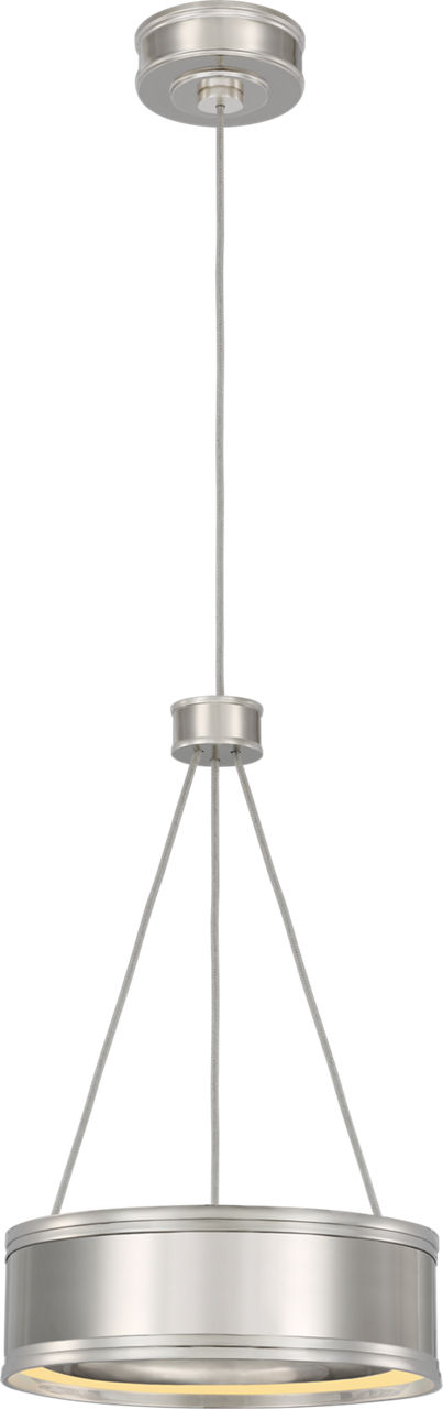 Connery 10" Ring Pendant in Polished Nickel