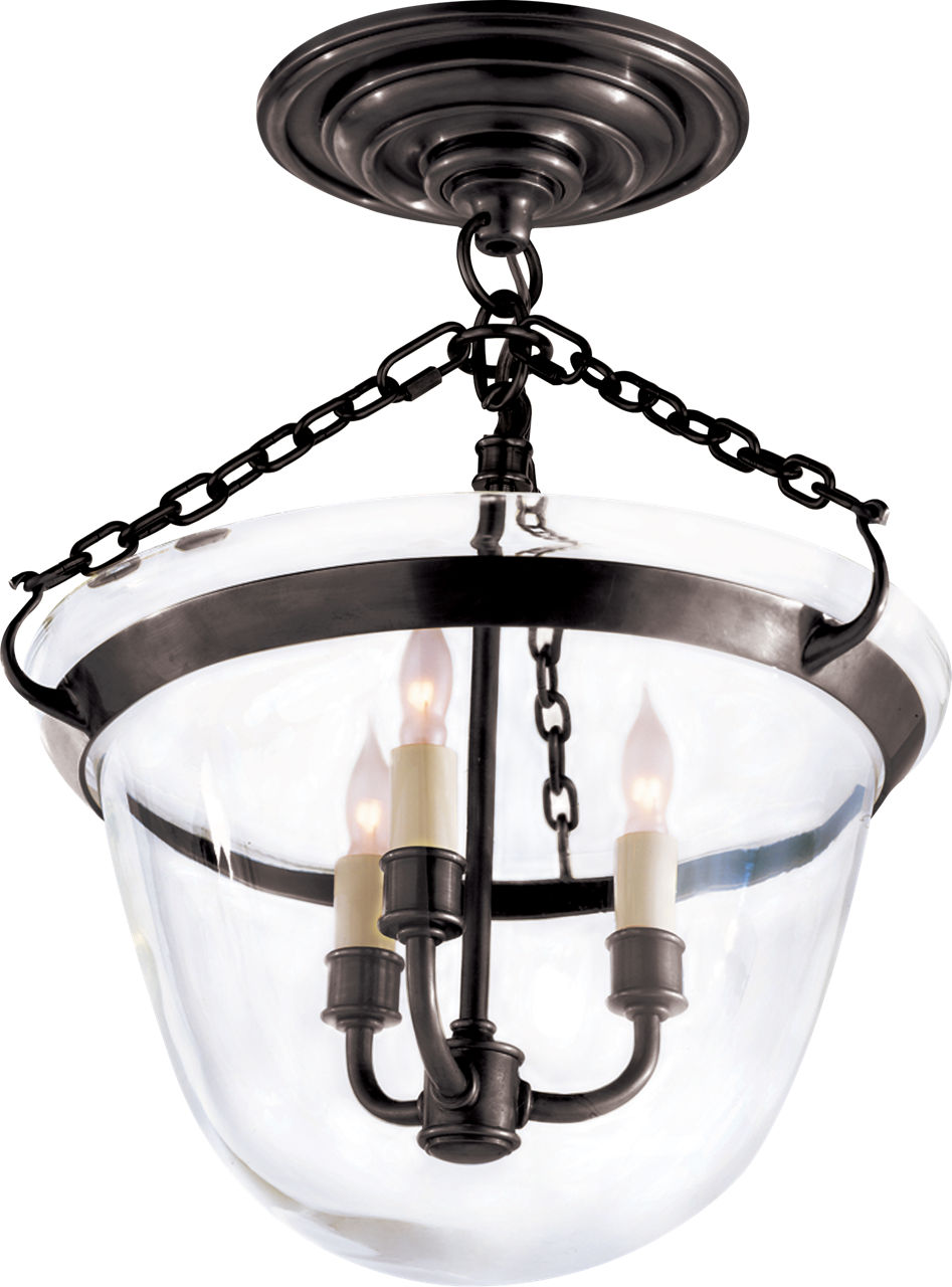 Country Medium Bell Jar Lantern