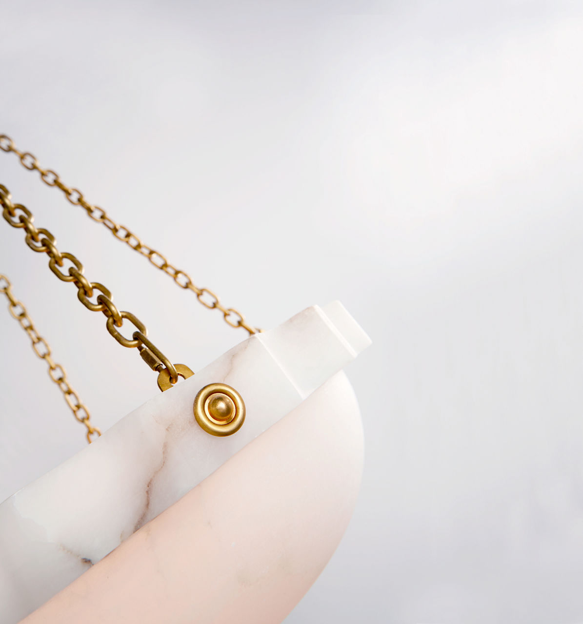 Fluted Band Medium Chandelier