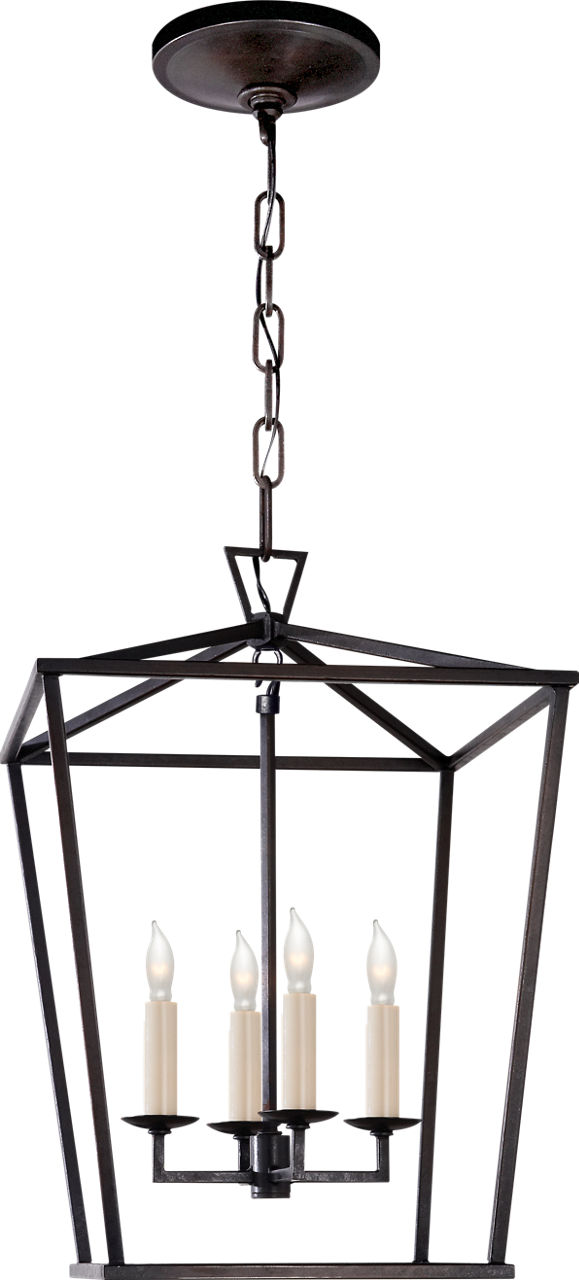 Darlana Small Lantern in Aged Iron