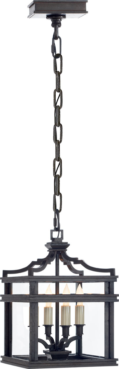 Mykonos Mini Lantern in Aged Iron