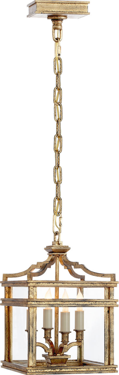 Mykonos Mini Lantern in Gilded Iron