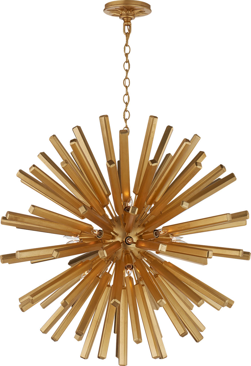 Lawrence Medium Sputnik Chandelier in Gild