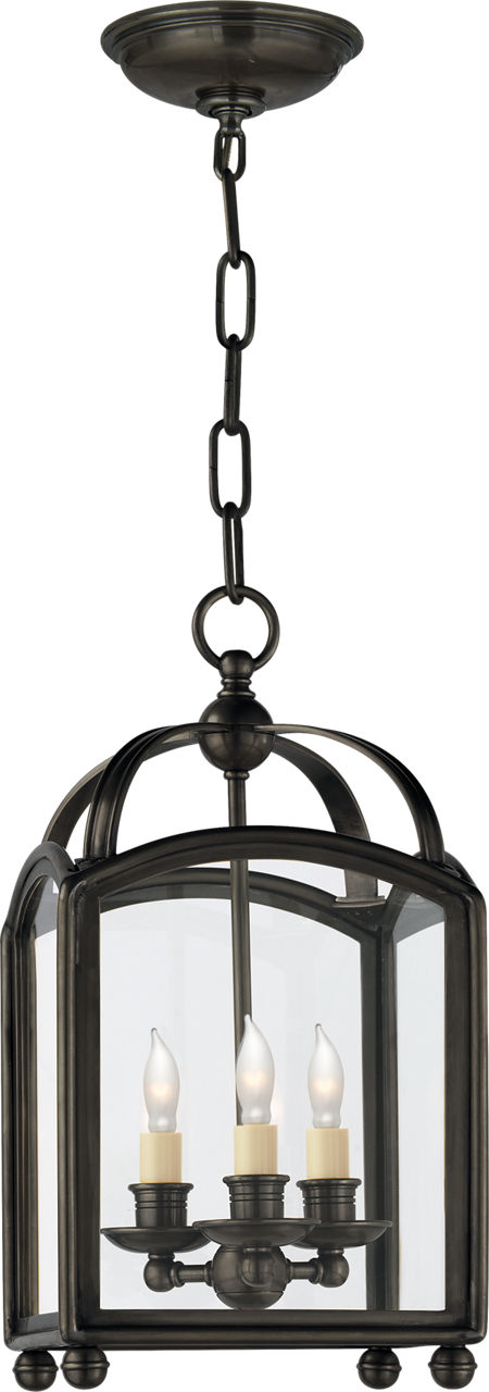 Arch Top Mini Lantern in Bronze