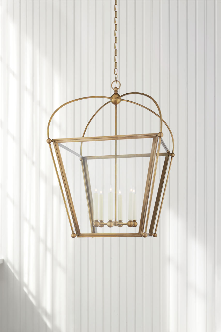 Riverside Large Square Lantern - CHC3440 | Visual Comfort