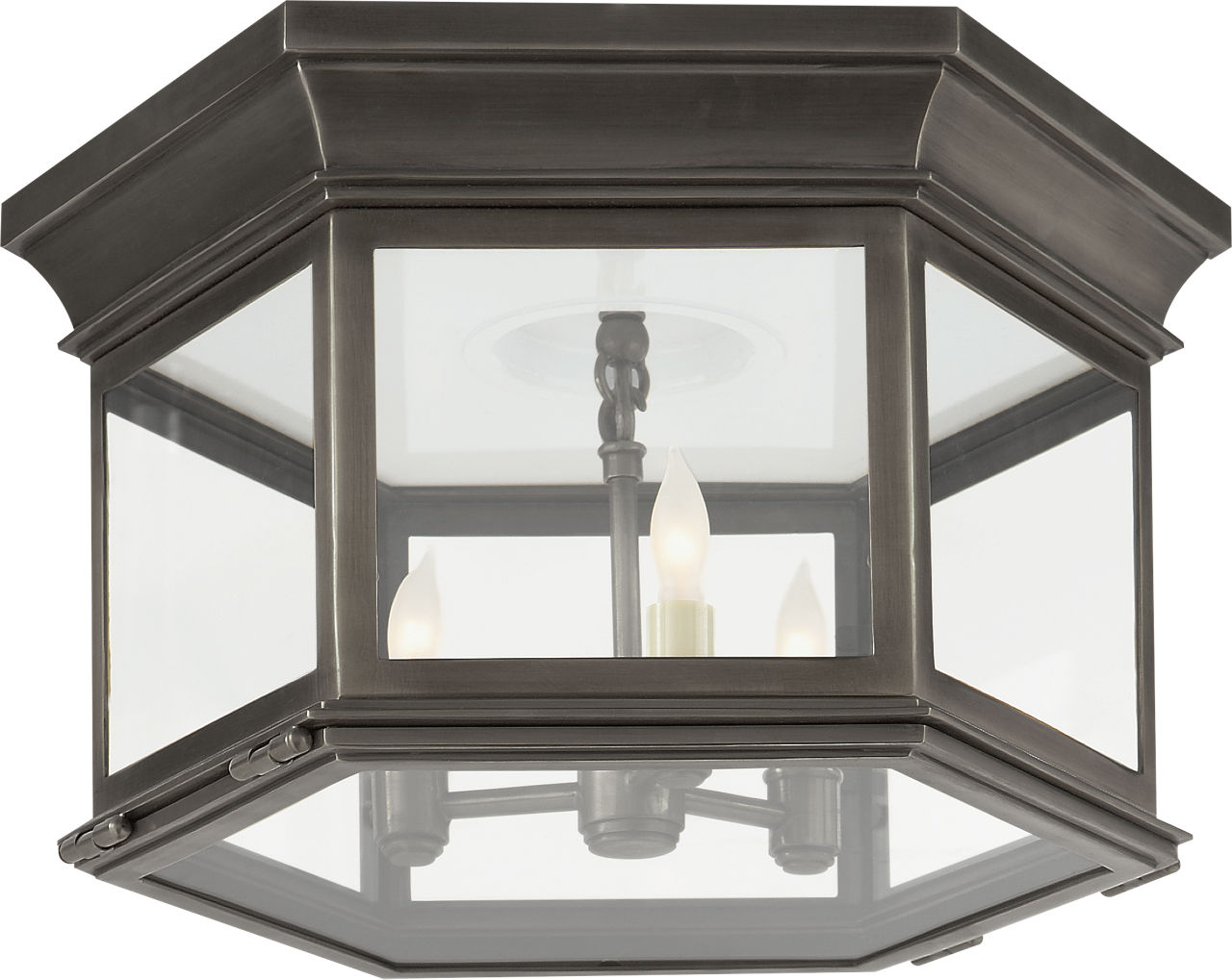 Club Small Square Flush Mount