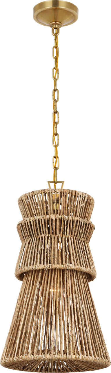 Antigua Large Drum Semi-Flush Mount